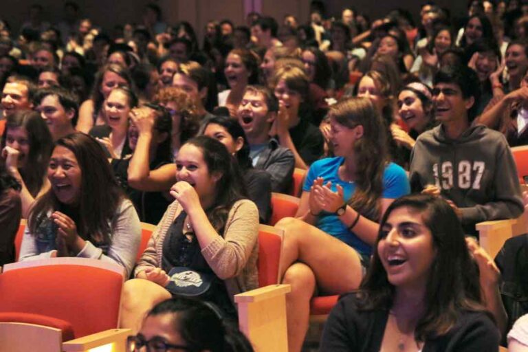 college hypnosis show reactions